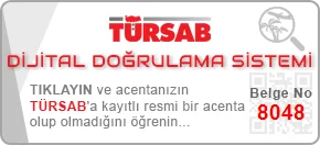 TÜRSAB Belge No: 8048 (Yetkili Sağlık Turizmi)